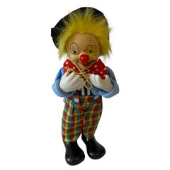 Vintage Adorable and Therapeutic Musical Clown Automaton Figure Toy French 