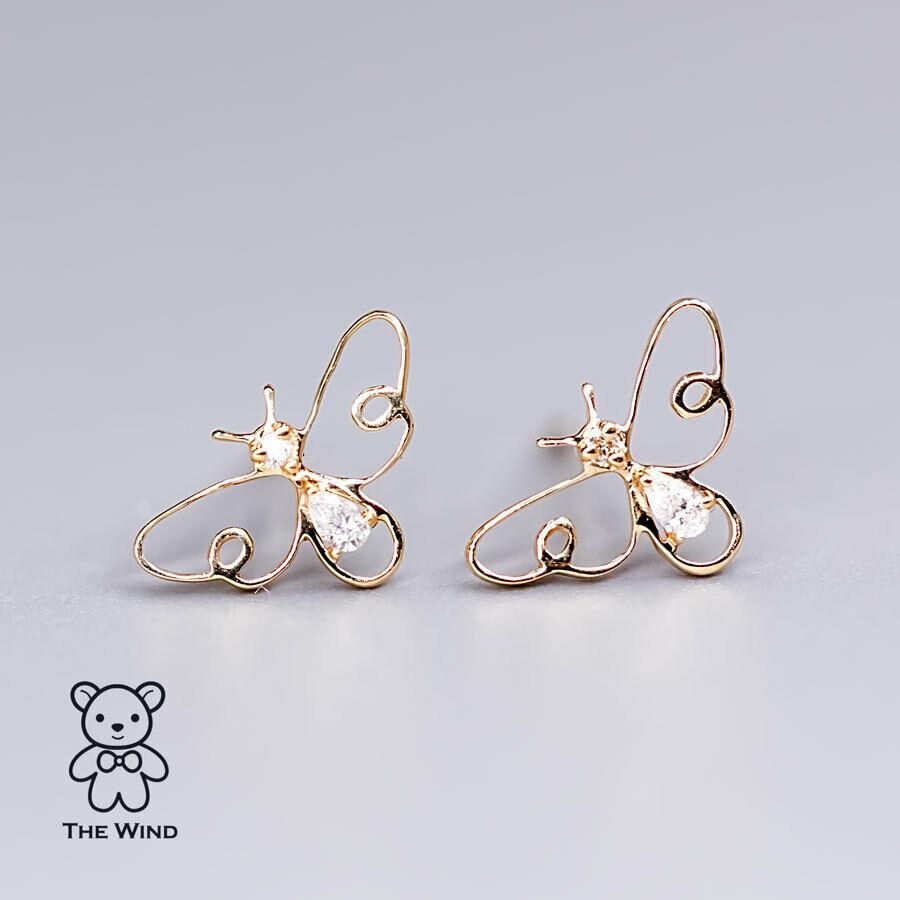 Adorable Bee Diamond Stud Earrings 18K Yellow Gold.


Free Domestic USPS First Class Shipping! Free Gift Bag or Box with every order!

Opal—the queen of gemstones, is one of the most beautiful gemstones in the world. Every piece of opal is unique in