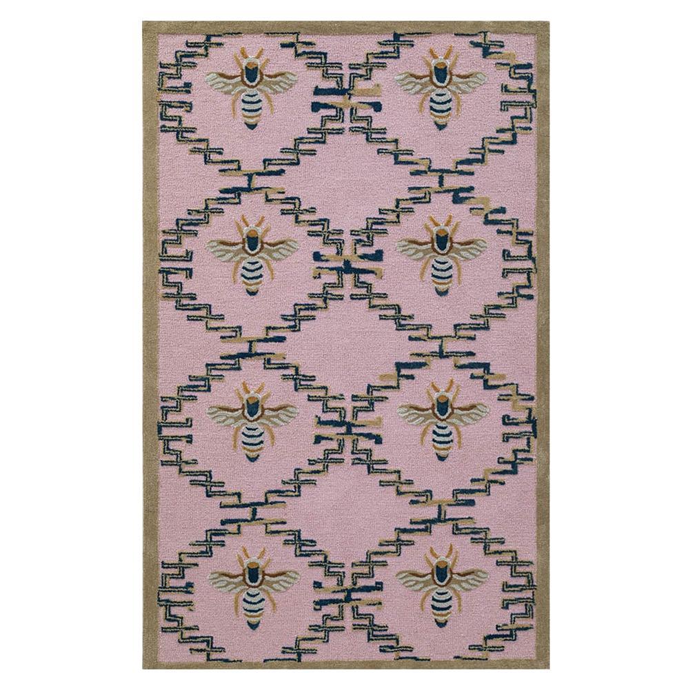 Adorable Hand-Tufted Bee Kids' Rug For Sale