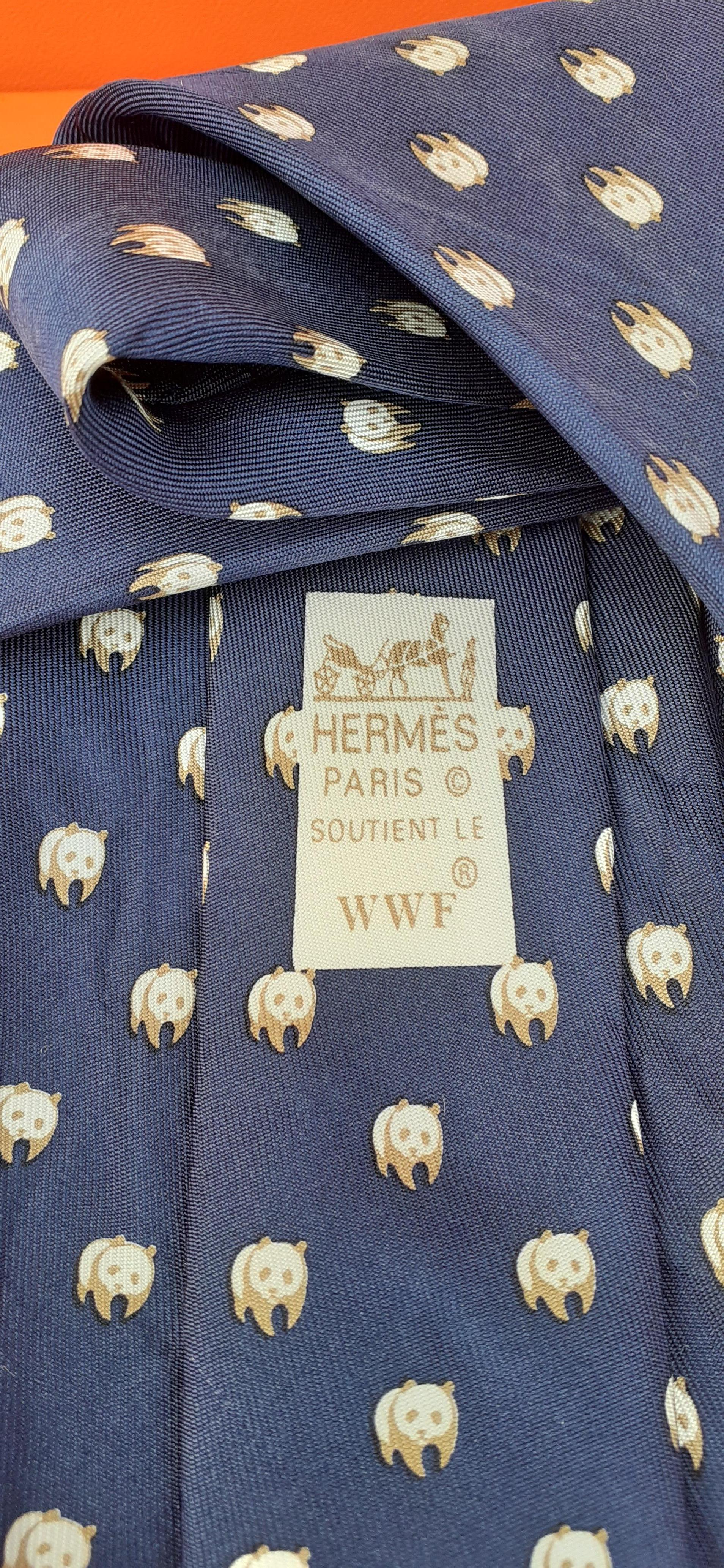 Adorable Hermès for WWF Tie Panda Pattern 3