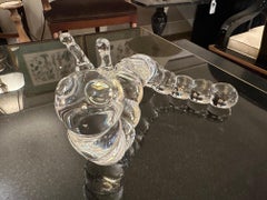 Adorable Signed Steuben Caterpillar Paperweight Sculpture