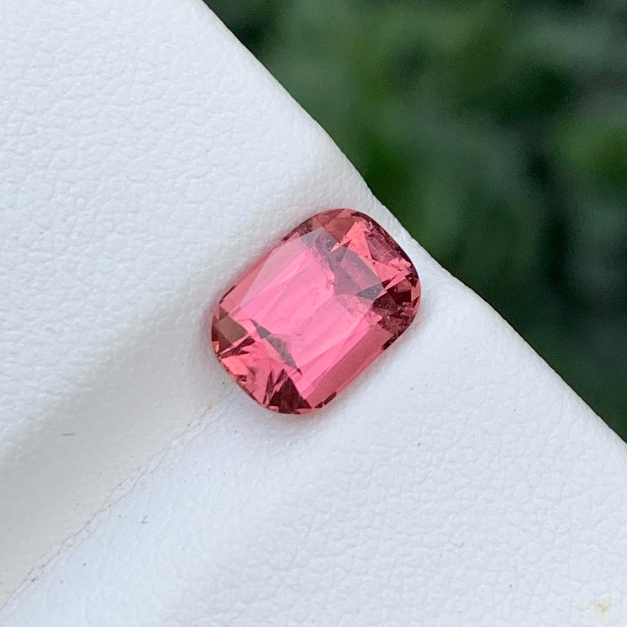 Adorable Sweet pink Tourmaline Gemstone of 2.25 carats from Cango has a wonderful cut in a Cushion shape, incredible Pink Color. Great brilliance. This gem is VVS Clarity.

Product Information
GEMSTONE TYPE:	Adorable Sweet pink Tourmaline