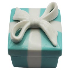 Adorable Retro Porcelain Tiffany & Co. Japan Trinket Box 