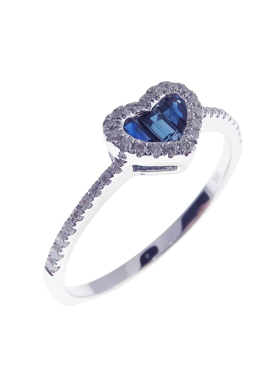 For Sale:  Adori Diamond Heart Ring 3