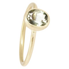 Adorn Petite Grüner Turmalin 18 Karat Gold Ring