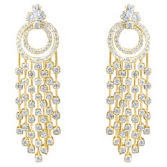 Adorna Lux - Circle Of Life Chandelier Earrings