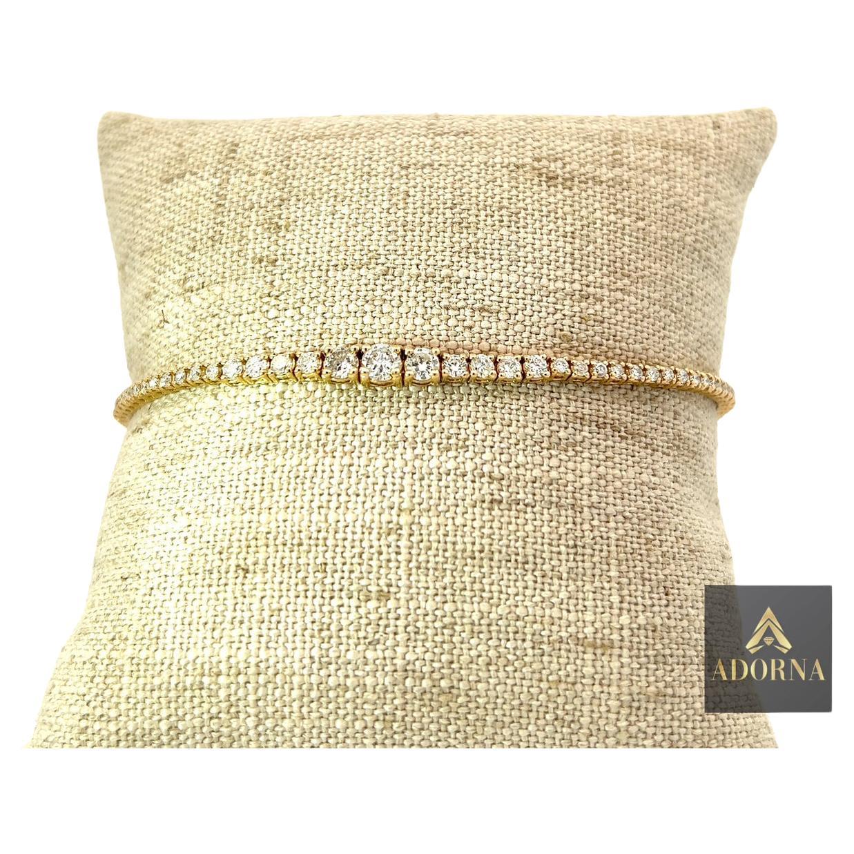 Adorna Lux - Luxury brilliance bracelet need to add 7 inches somewhere For Sale