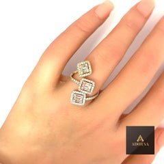 Adorna Lux - Olivia 14K yellow gold ring