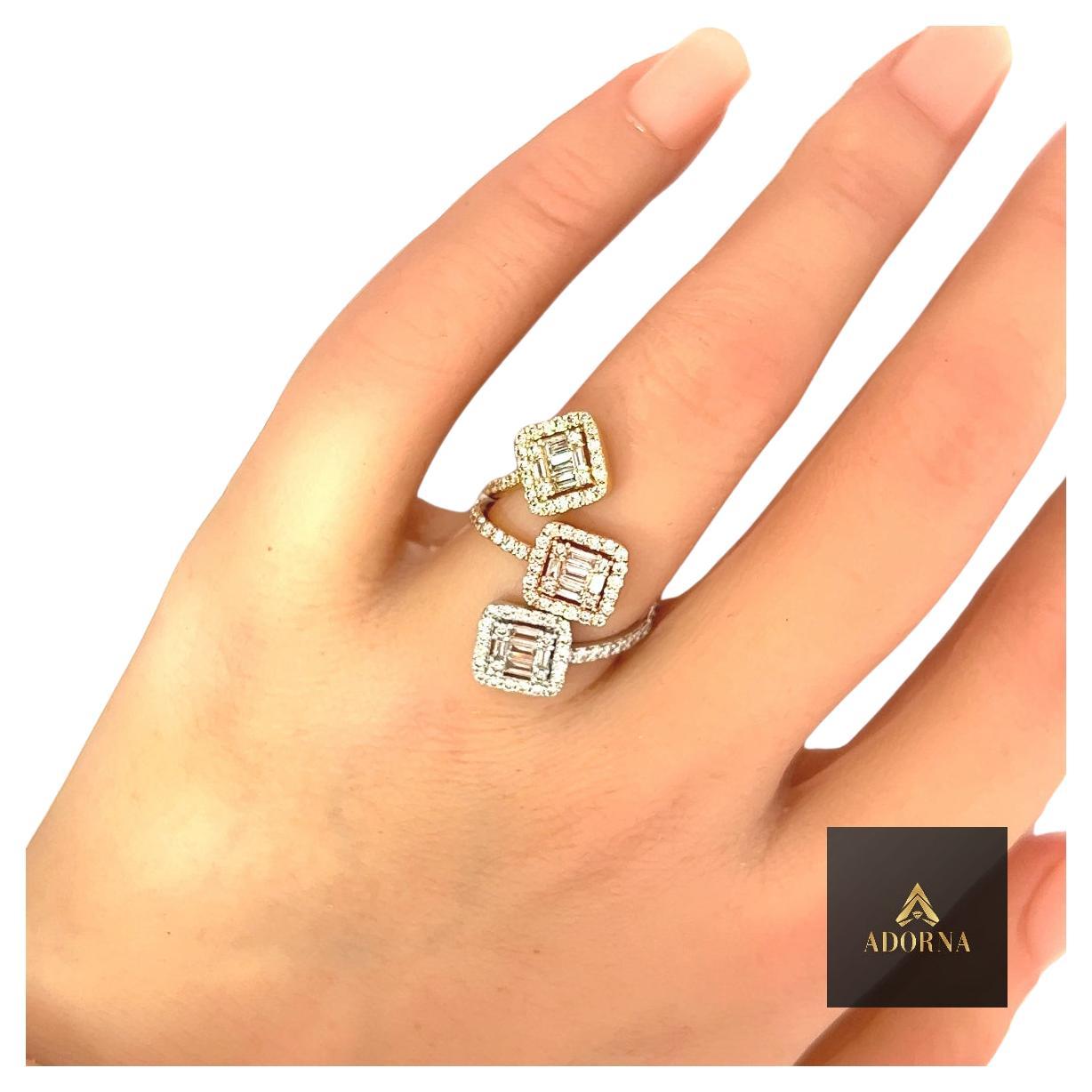 Adorna Lux - Olivia 14K yellow gold ring