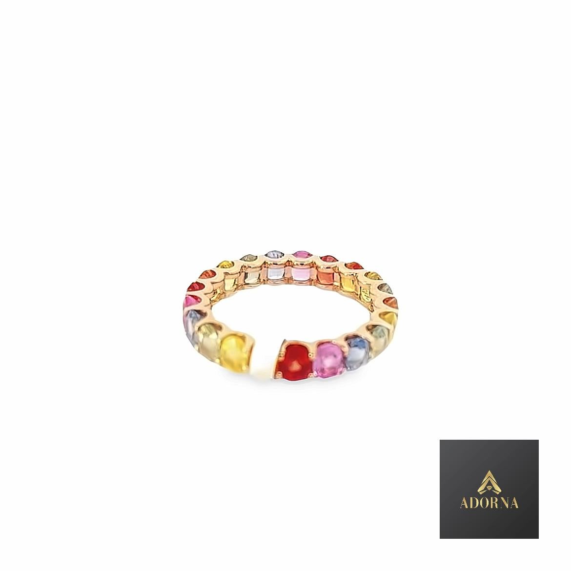 Modern Adorna Lux - Sophia 18-karat yellow gold ring For Sale