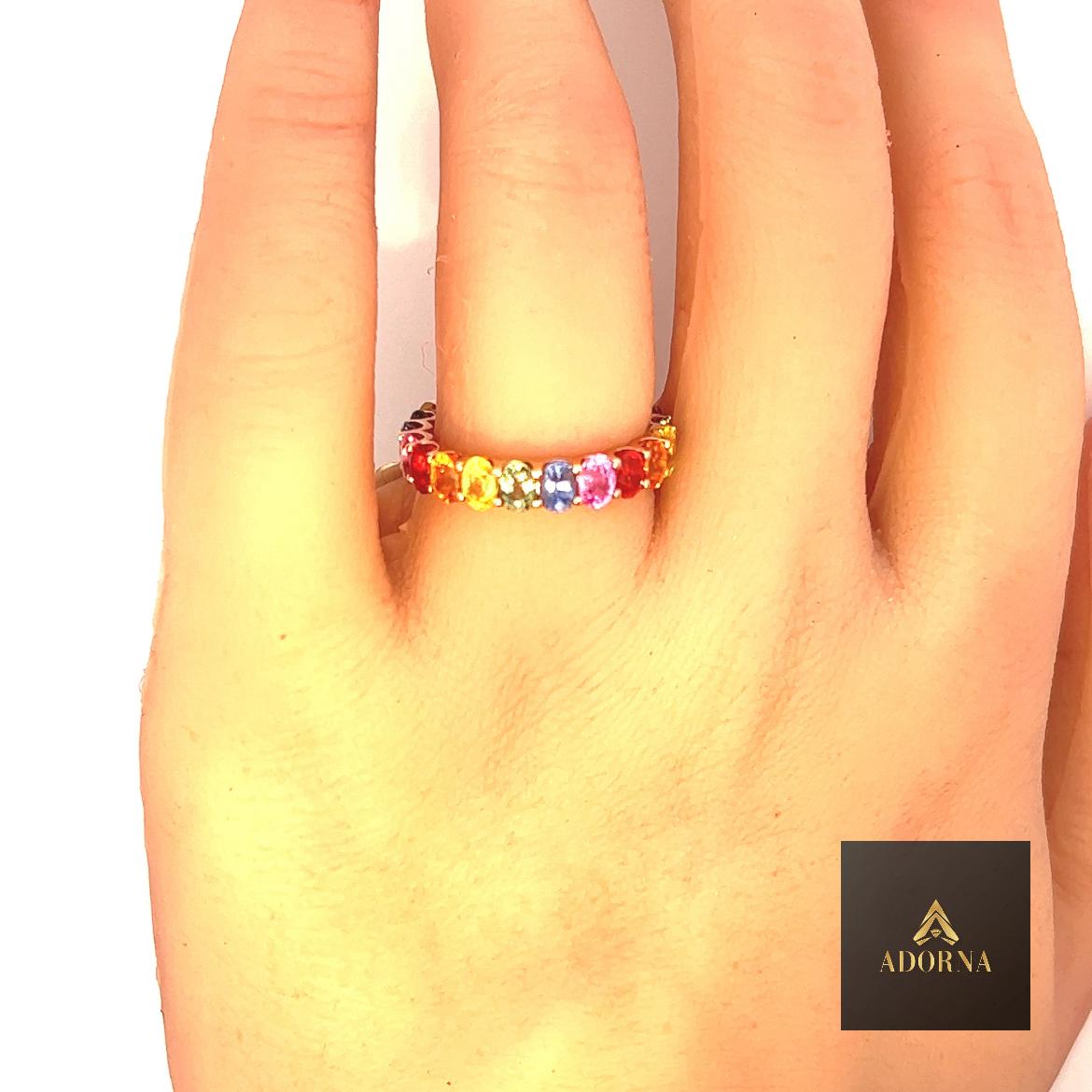 Women's Adorna Lux - Sophia 18-karat yellow gold ring For Sale