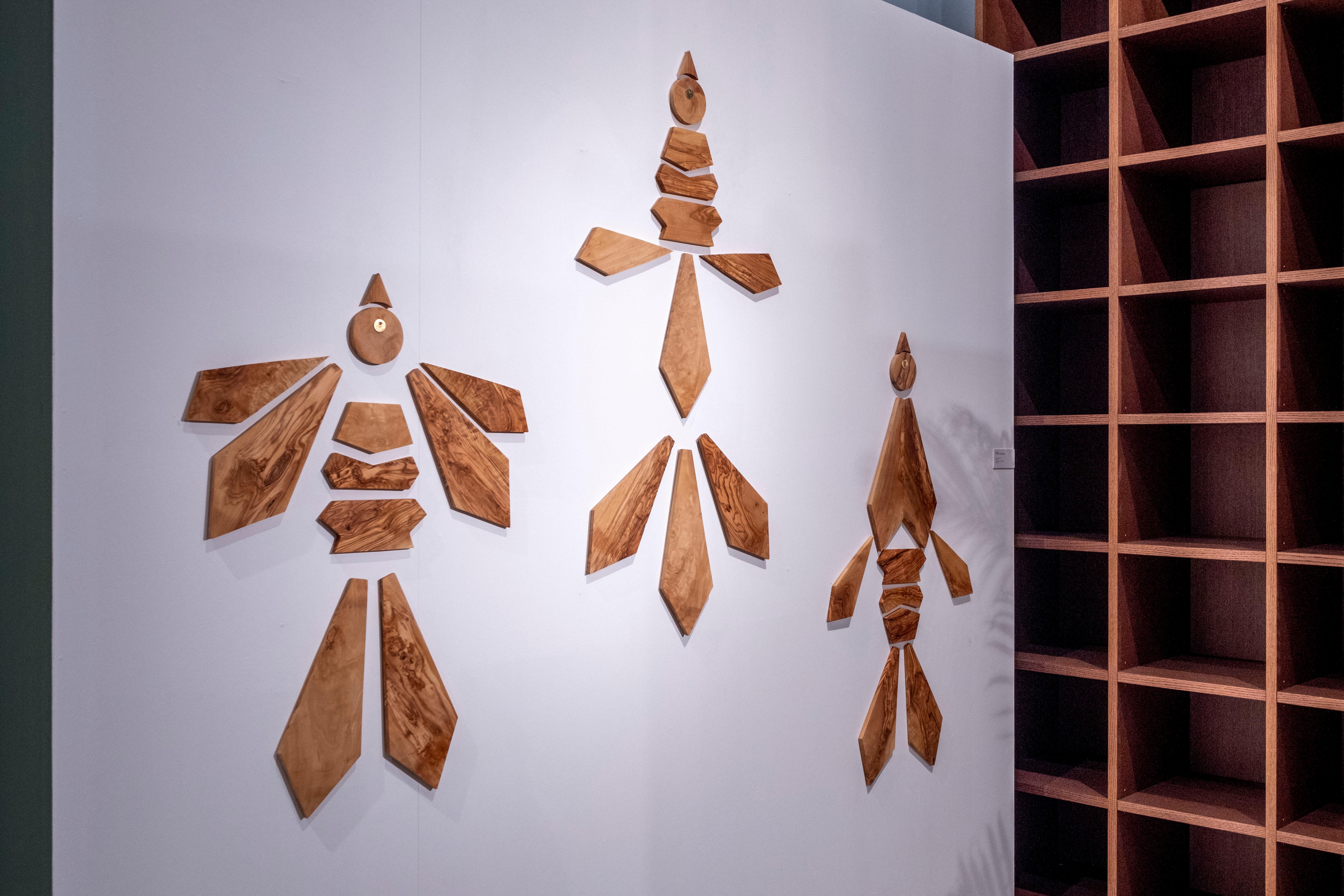 Puzzle decorativo en madera de olivo  por  La Fibre Artisanale en venta 7