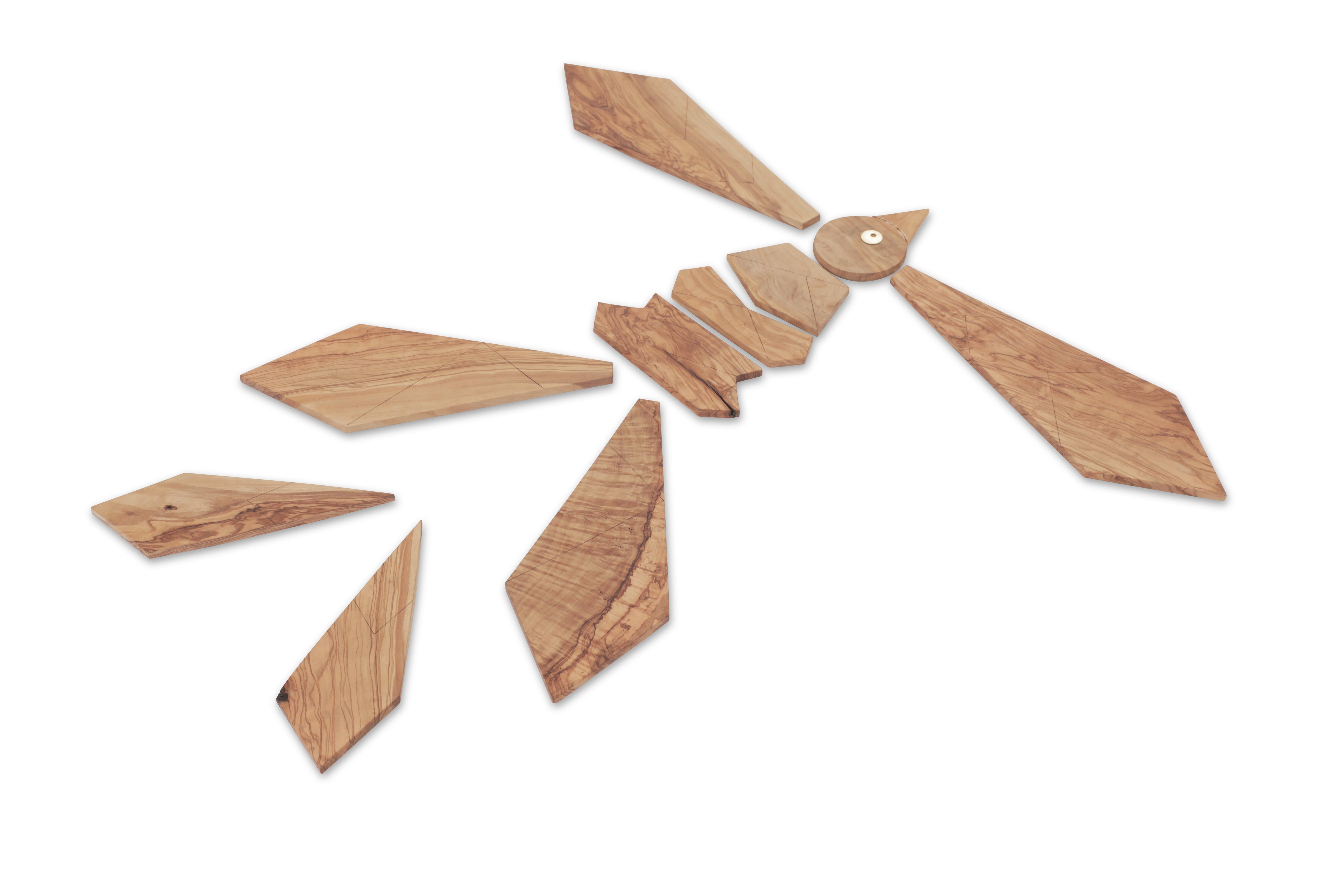 Puzzle decorativo en madera de olivo  por  La Fibre Artisanale en Nuevo estado para la venta en LES BERGES DU LAC, TN