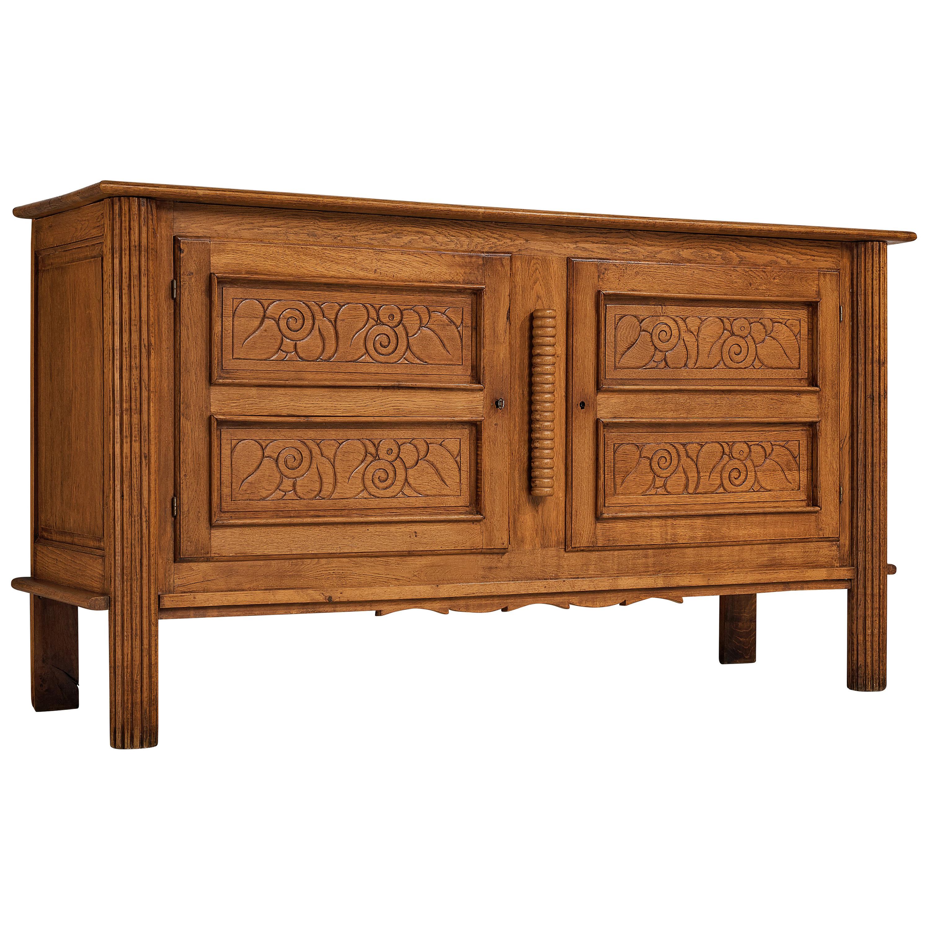 Adorned Art Deco Sideboard in Oak