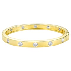 Bracelet en or 14K avec diamants Serenity