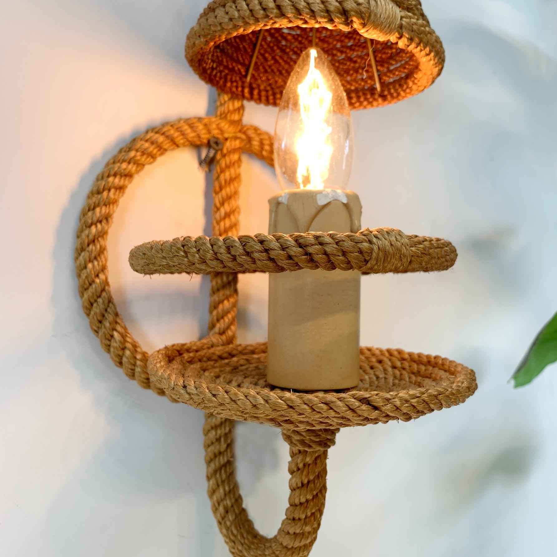  Adoux Minet Style Rope Wall Light 4