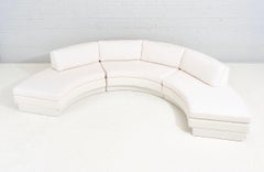 Adrain Pearsall Half Circle Modular Sectional Sofa, 1970