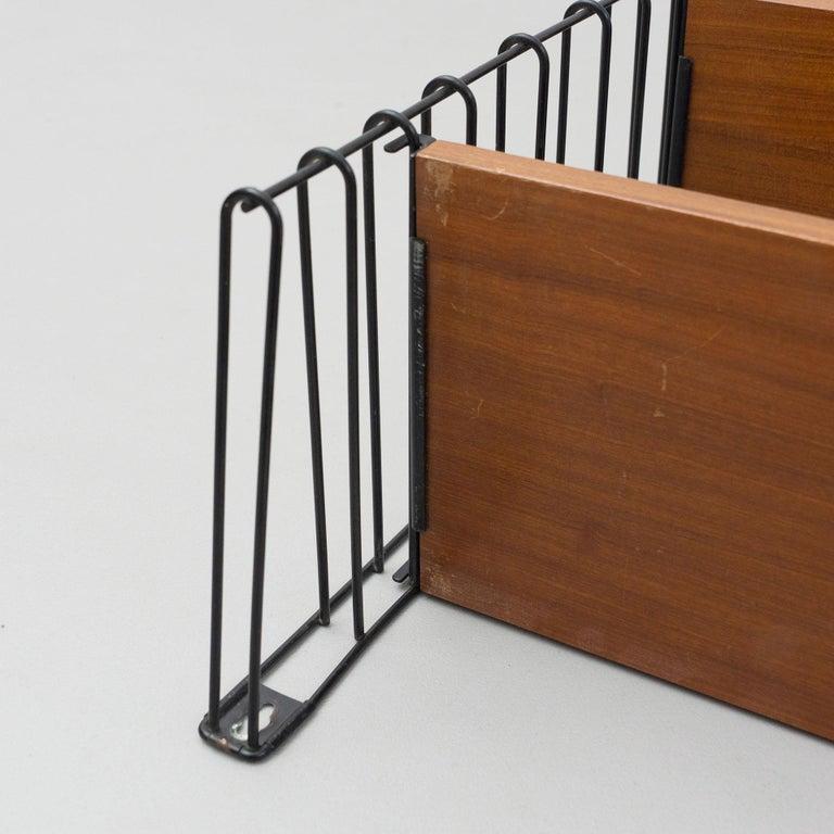 Mid-20th Century Adriaan Dekker for Tomado Modular Wall Hanging Shelve, 1958