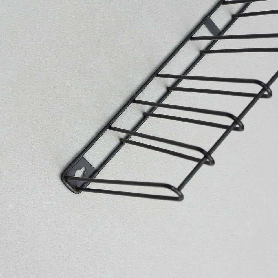 Metallo Adriaan Dekker per Tomado Due mensole modulari da appendere a parete, 1958 in vendita