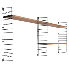 Deux étagères murales modulaires d'Adrian Dekker pour Tomado, 1958