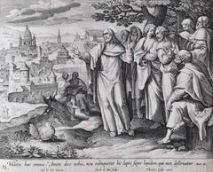Theodoor Galle Martin de Vos 17th Century engraving Temple Destruction Foretold