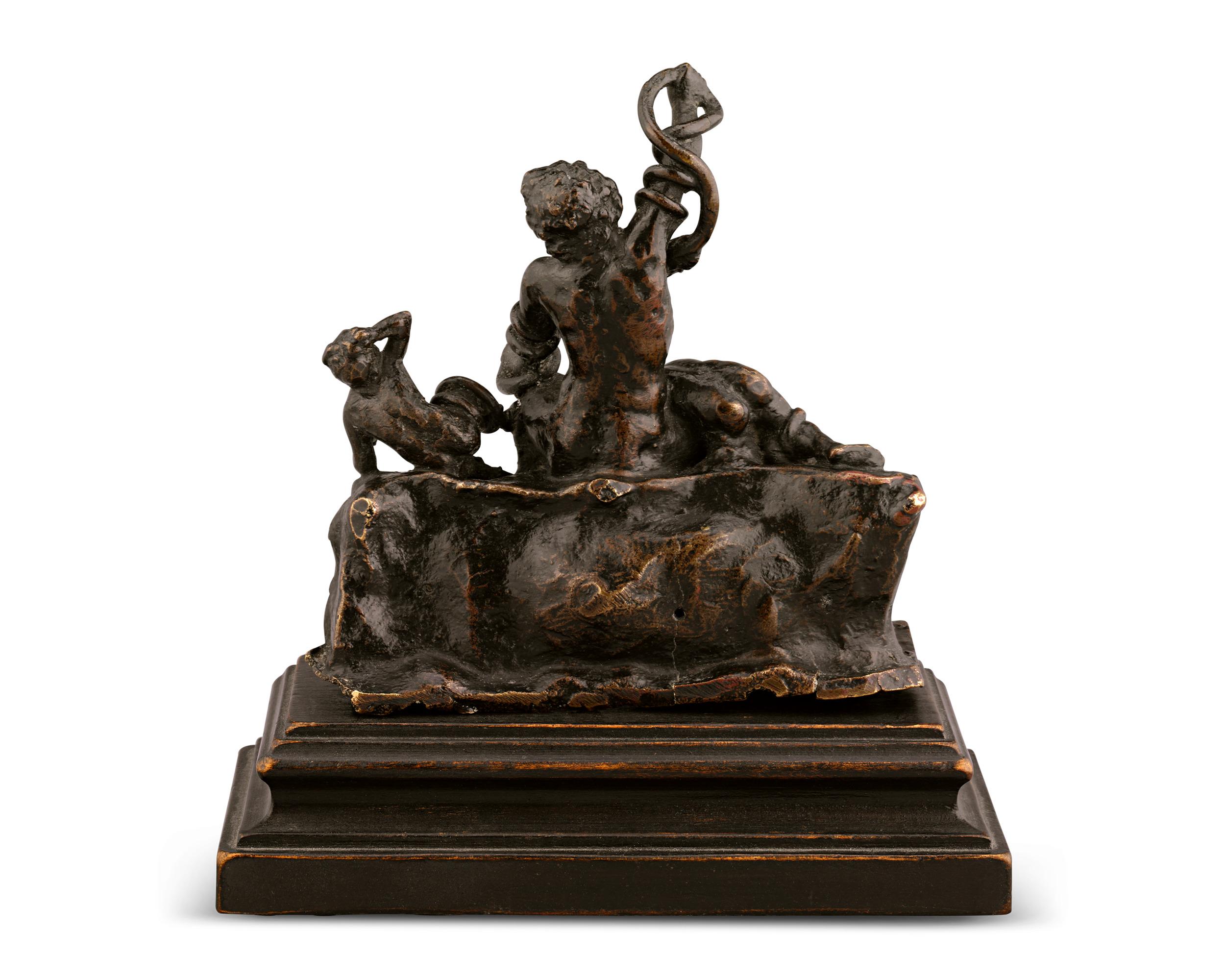 Adriaen de Vries
1556-1626  Niederländisch

Laokoon und seine Söhne

Bronze

Diese Bronzeskulptur ist eine bemerkenswerte künstlerische Leistung des famosen niederländischen Künstlers Adriaen de Vries. Die Bronze ist ein Meisterwerk der barocken