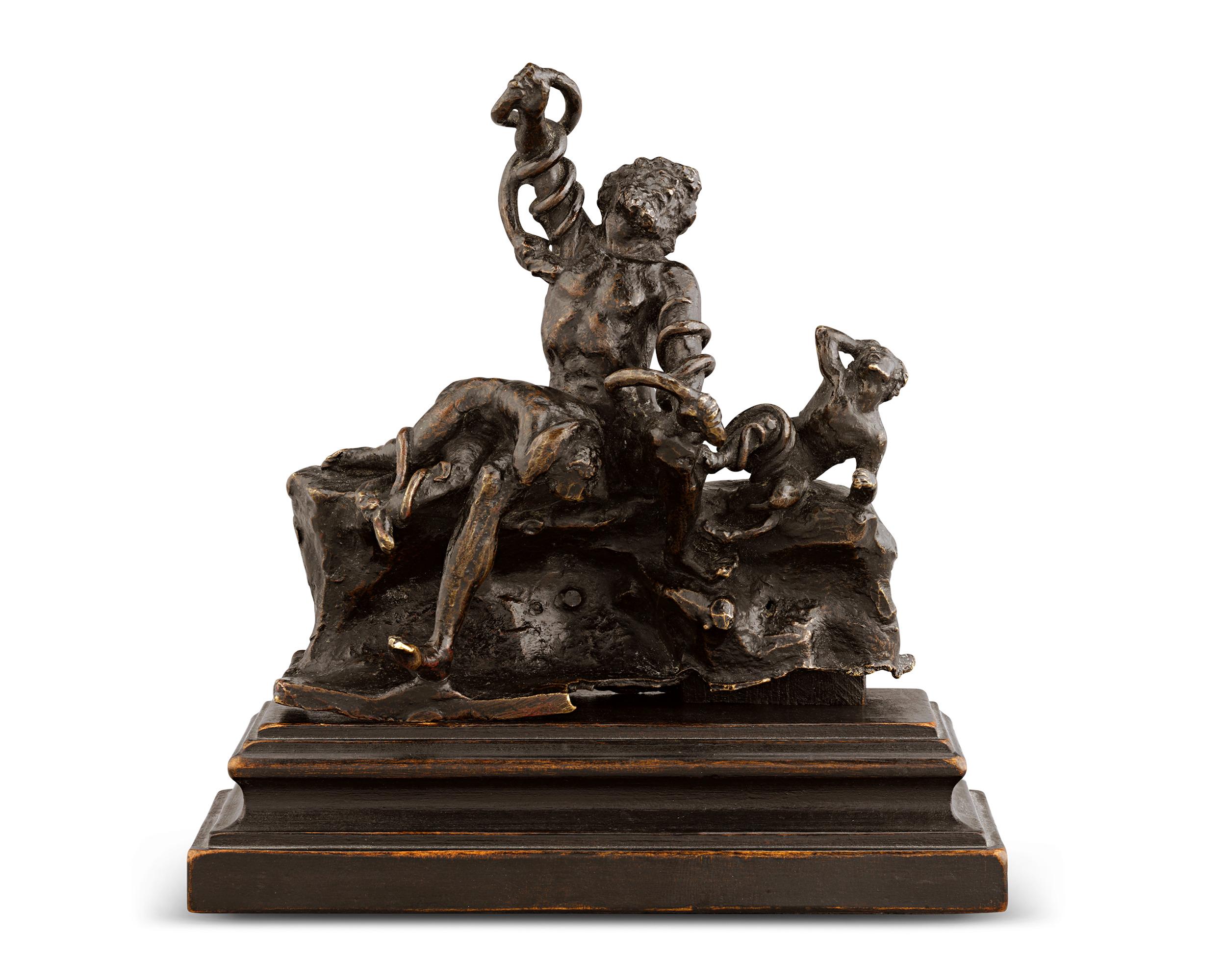 Adriaen de Vries Figurative Sculpture - Laocoön And His Sons By Adriaen De Vries