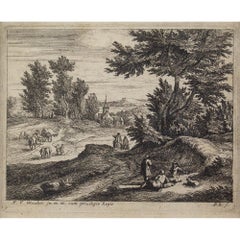 Adriaen Frans Boudewyns d'après Adam Frans van der Meulen, Eau-forte