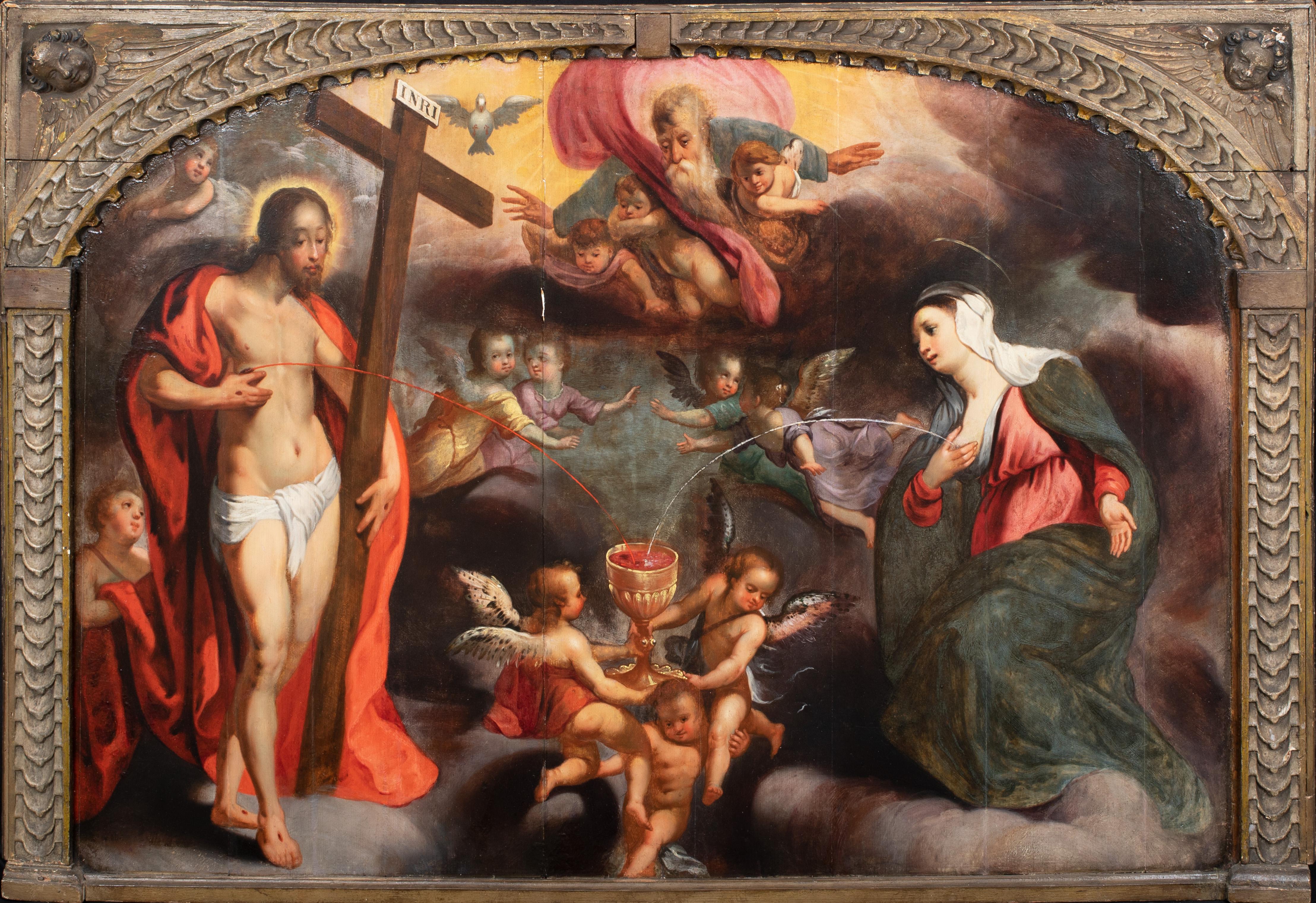 Portrait Painting di Adriaen Isenbrandt - Il sangue di Cristo, il latte della Madonna, XVI secolo