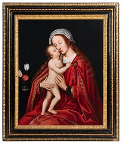 Virgin with Child, studio of Adriaen Isenbrant, Bruges, Flemish, 16th century