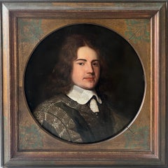 17th - 18th century Dutch Old Master Portrait - A man a lace collar