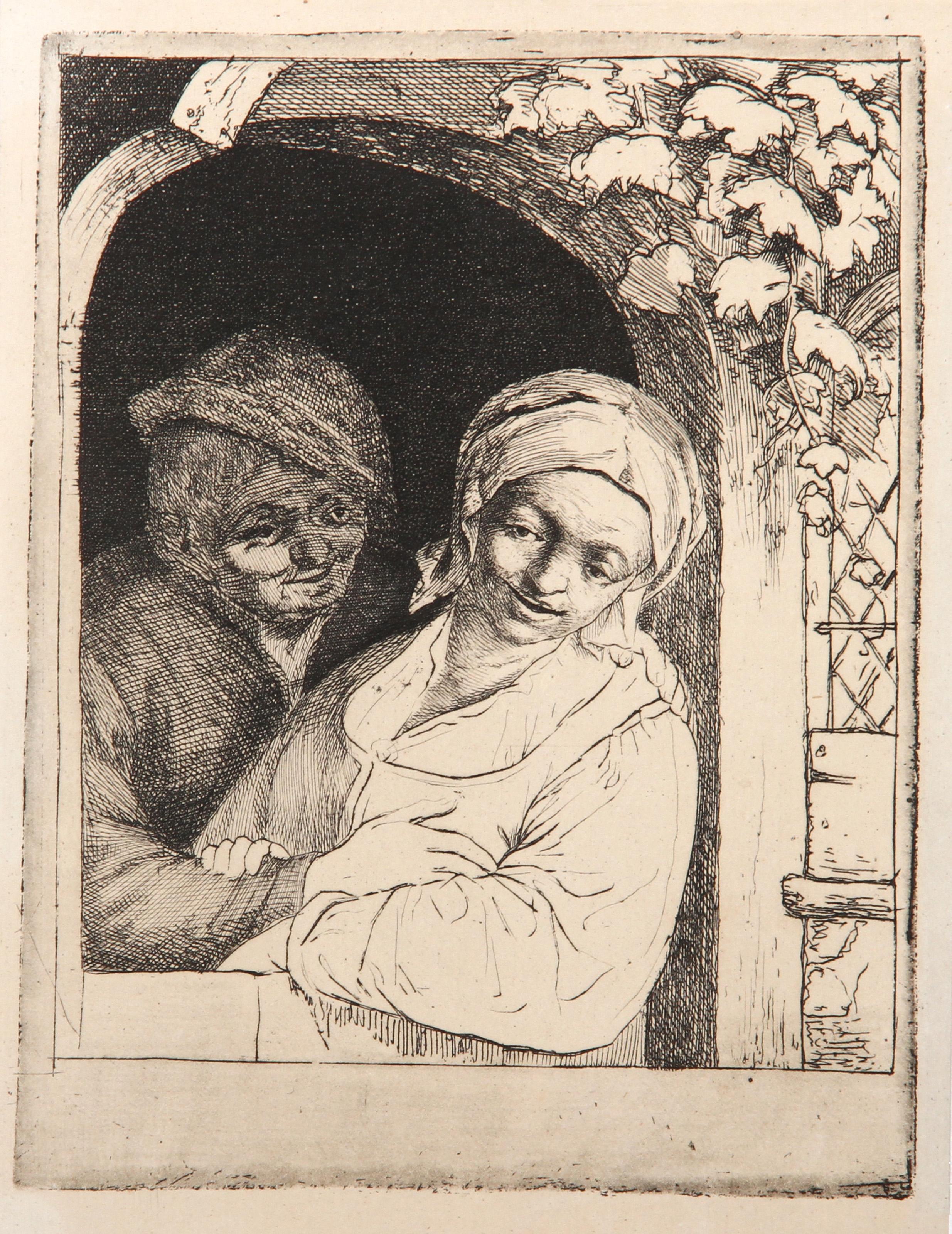 Artist: Adriaen van Ostade, After by Amand Durand, Dutch (1610 - 1685) - La Tendresse Champetre, Medium: Heliogravure, Size: 7.5  x 5.5 in. (19.05  x 13.97 cm), Printer: Amand Durand, Description: French Engraver and painter Charles Amand Durand,