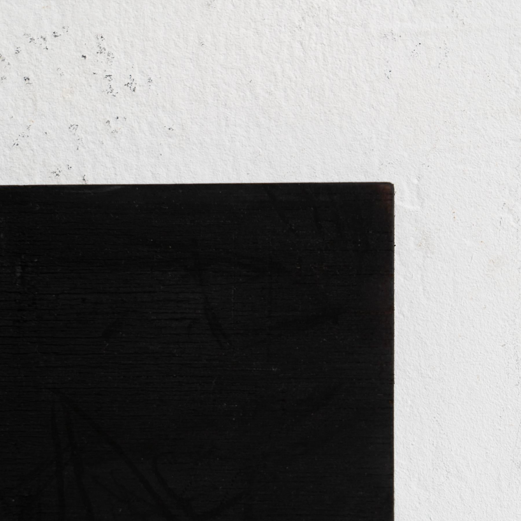 Adrian Abstracto Pintura Negra sobre Madera, circa 2017 Siglo XXI y contemporáneo en venta