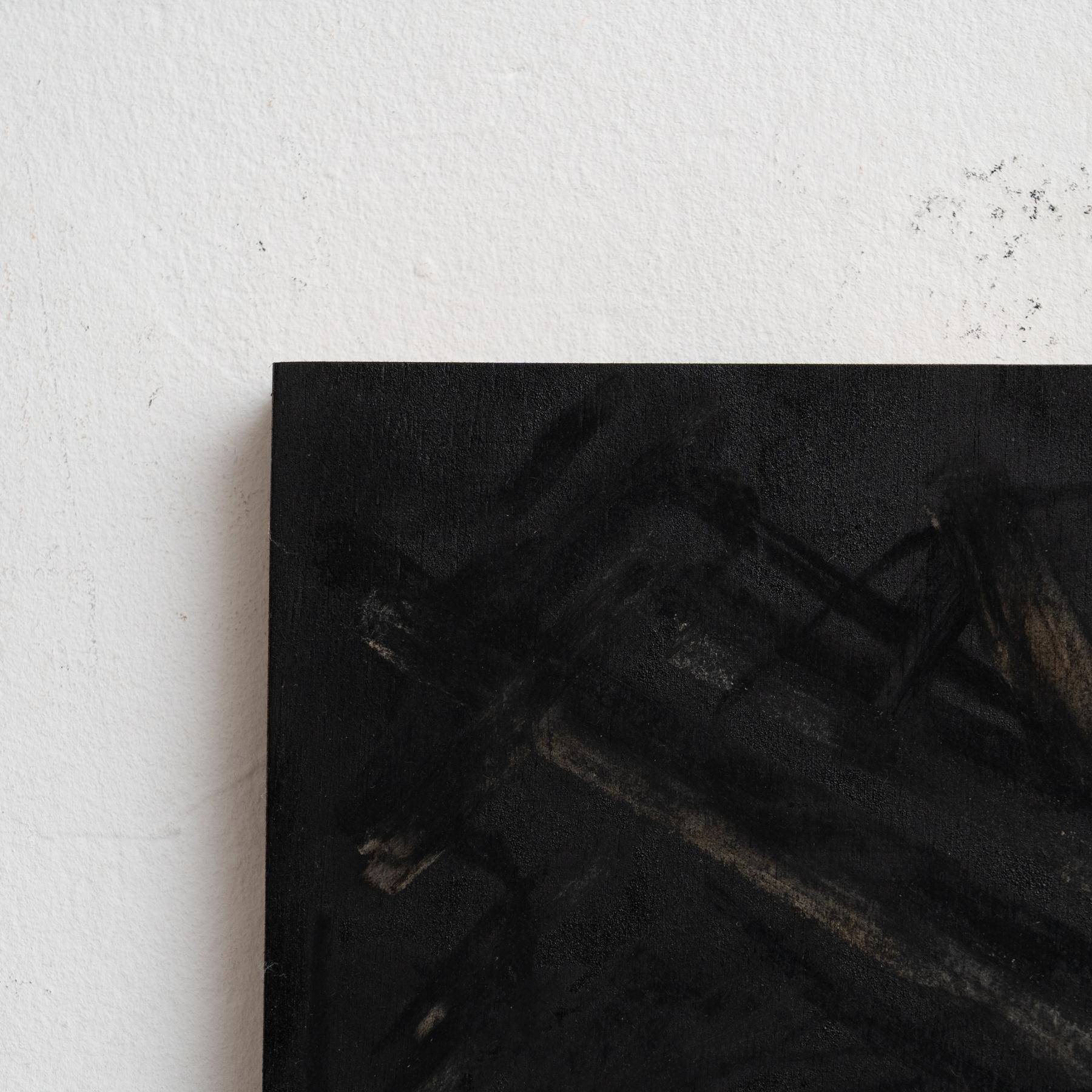 Adrian Abstrakte Malerei, ca. 2017 (Holz) im Angebot
