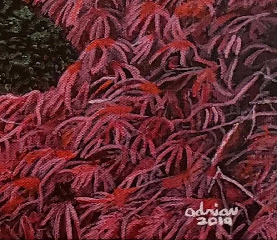 Autumn in Cottage Grove, Painting, Acrylic on Canvas 1