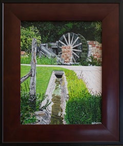 City Creek Park, Gemälde, Acryl auf Leinwand