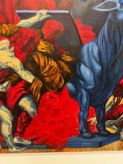 The Bull of Phalaris (After Woeiriot) - Vivid Oil Painting - Adrian Barquero