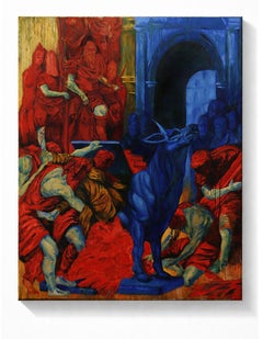 The Bull of Phalaris (After Woeiriot) - Vivid Oil Painting - Adrian Barquero