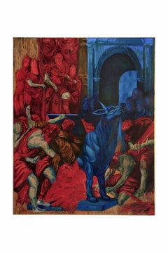 El Toro de Falaris (Según Woeiriot) - Pintura al Óleo Viva - Adrian Barquero