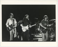 Vintage The Grateful Dead Playing in a Concert in 1978