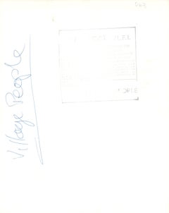 The Village People Backstage Vintage Original Photograph