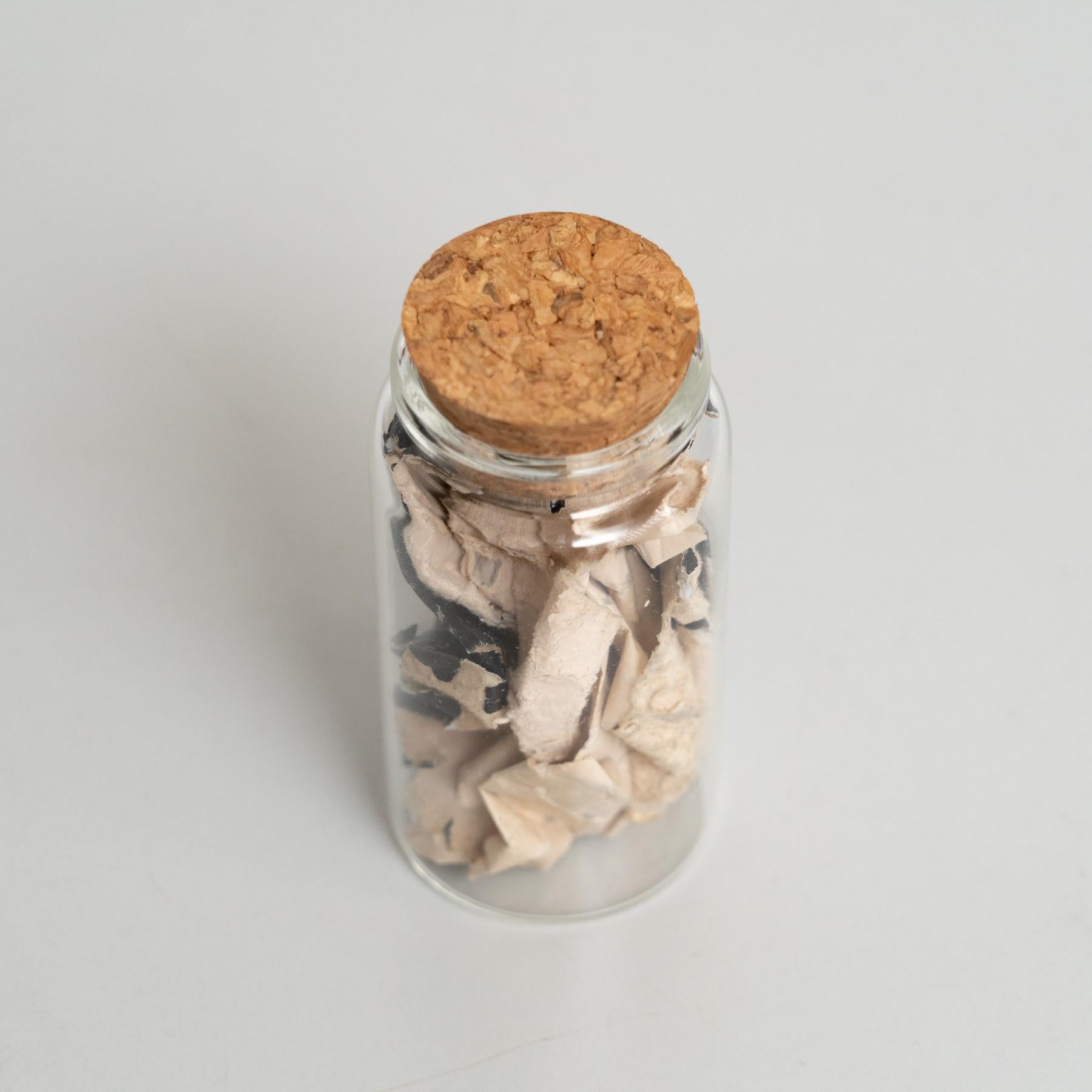 Œuvre d'art conceptuelle d'Adrian sur une bouteille en verre en vente 3