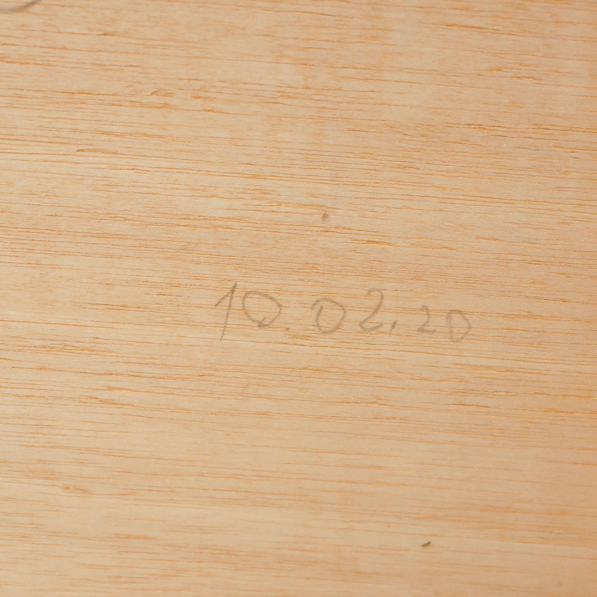 Adrian Zeitgenössisches abstraktes Gemälde auf Holz, 2020 im Angebot 10
