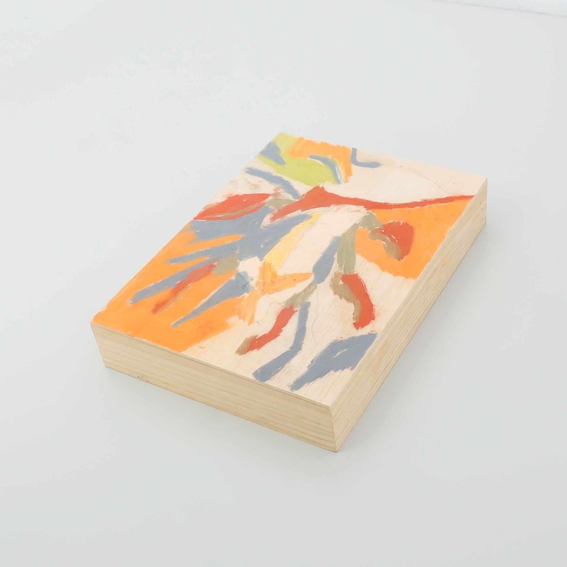 Spagnolo Adrian Pittura astratta contemporanea su Wood, 2020 in vendita