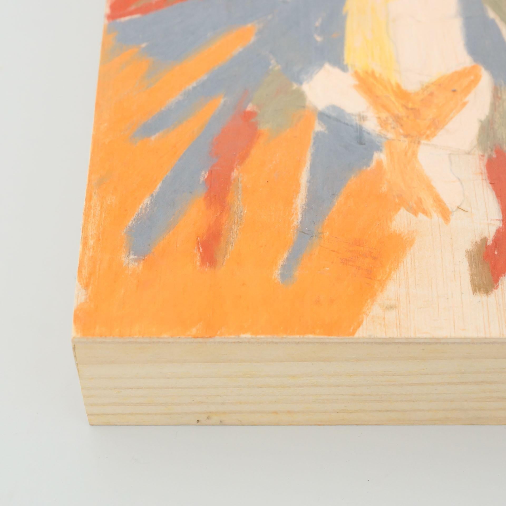 Adrian Pittura astratta contemporanea su Wood, 2020 In condizioni buone in vendita a Barcelona, ES