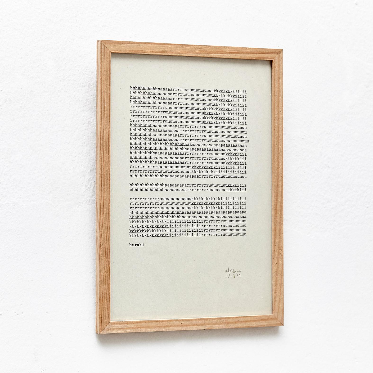 Poesia contemporanea di Adrian, 2017.    Per questo pezzo offriamo la spedizione gratuita in tutto il mondo.   