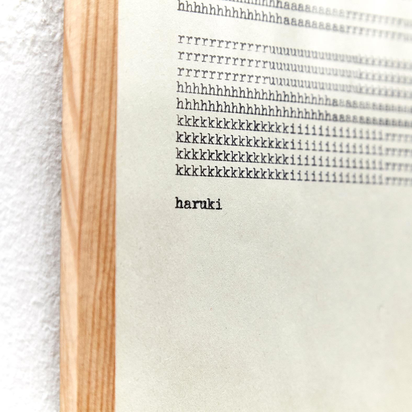 Adrian Poesia Contemporanea, Haruky in vendita 1