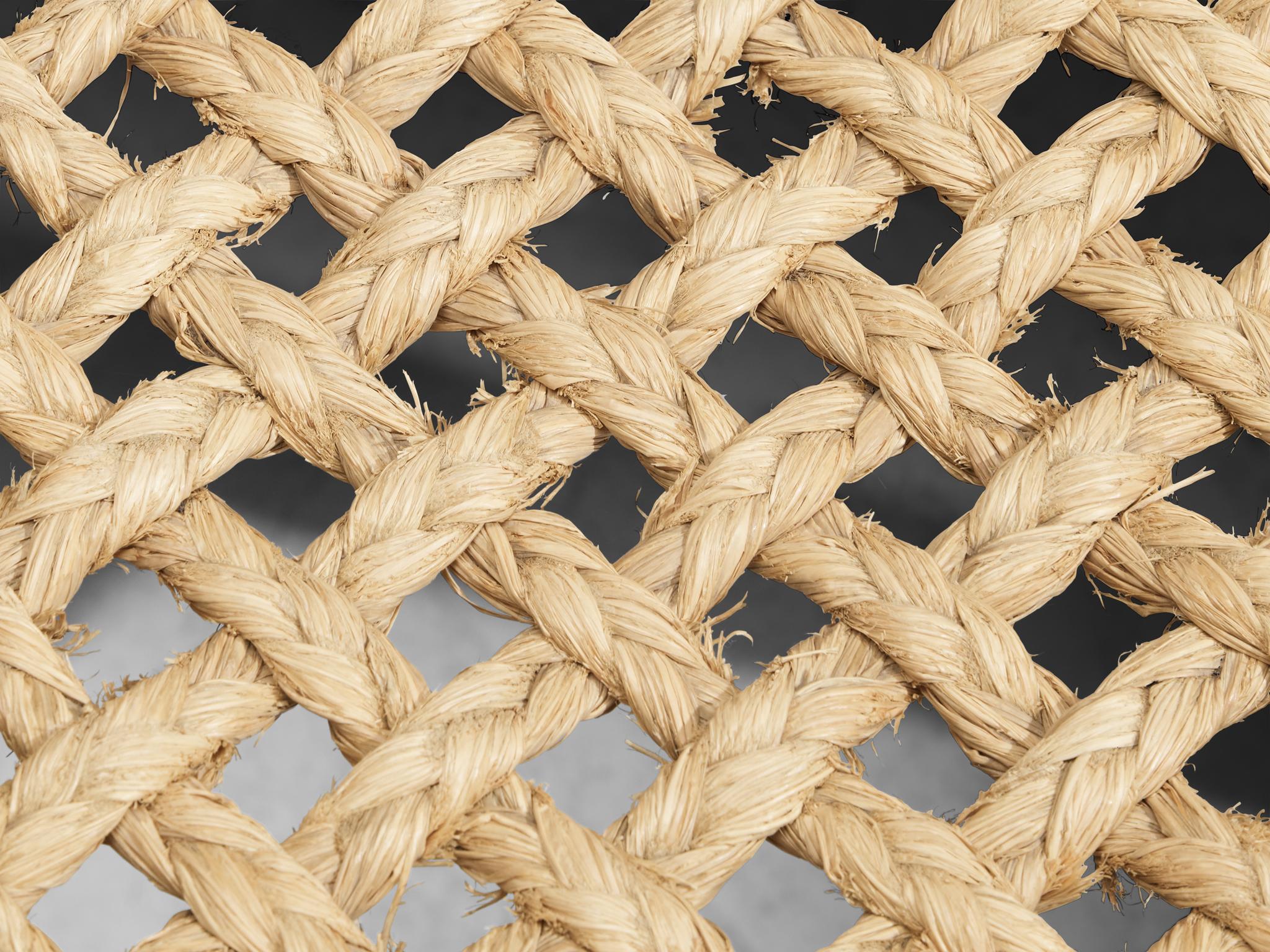 Adrian & Frida Minet for Vibo Set of Six Armchairs in Wicker Straw in vendita 1