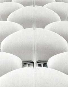 "Créteil" Adrian Gaut Minimalist Photograph in White 