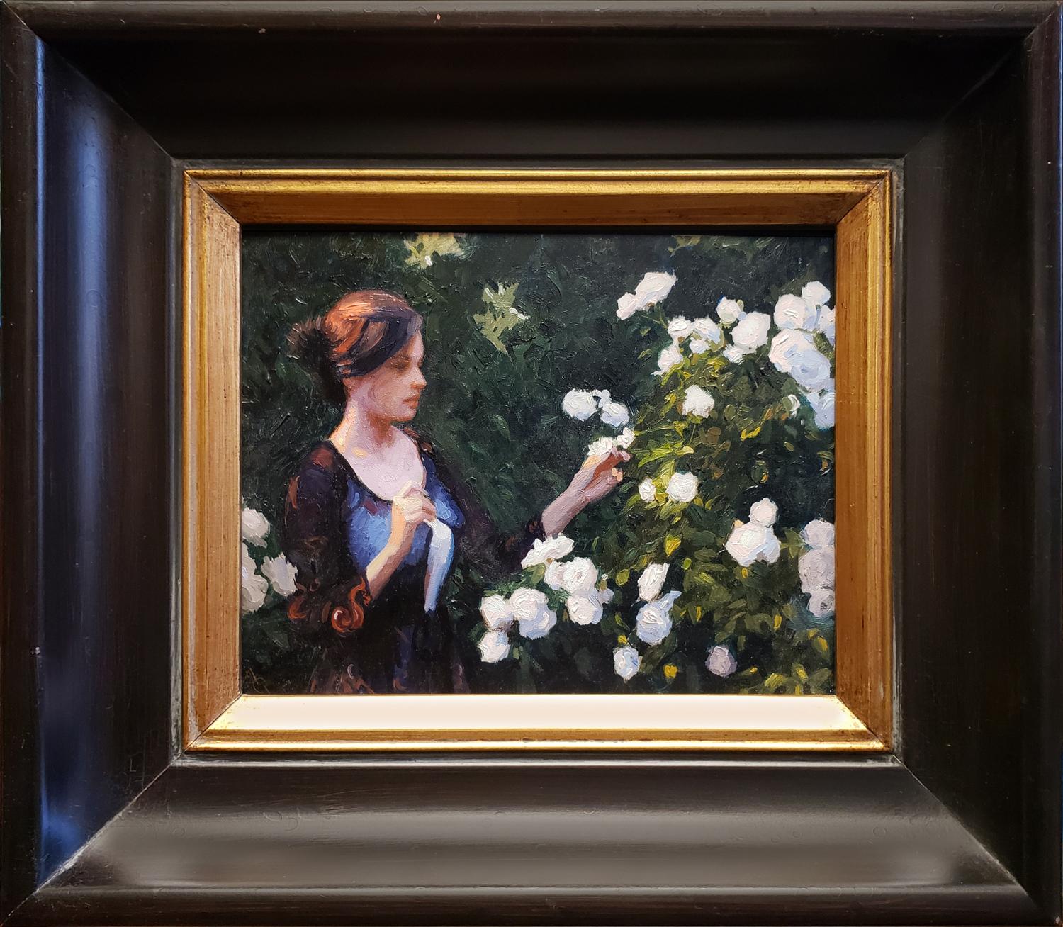 Étude pour Roses Du Matin - Painting de Adrian Gottlieb